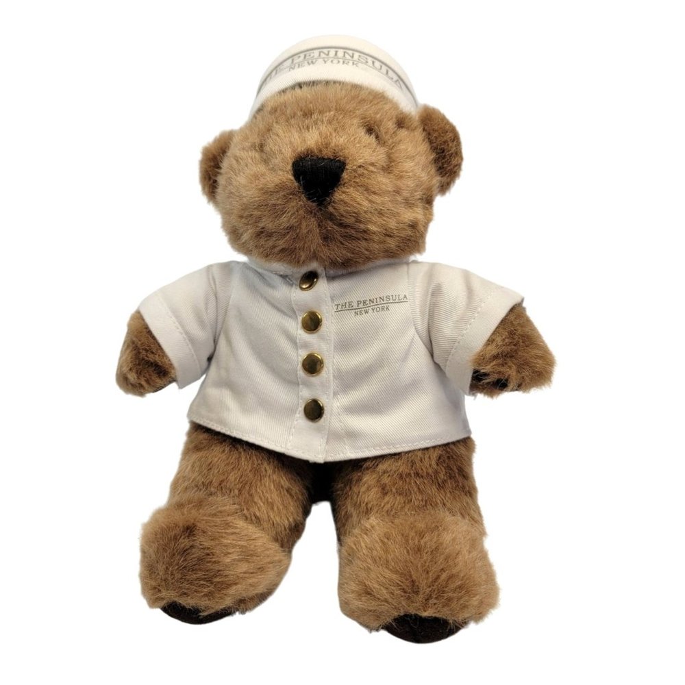 VINTAGE THE PENINSULA PAGEBEAR NEW YORK LUXERY HOTEL COLLECTIBLE PLUSH  TEDDY BE